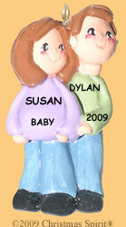 Expecting Couple Ornament